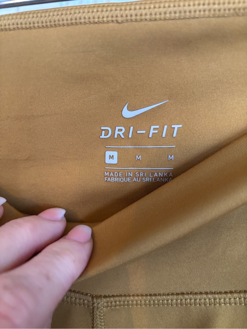 Nike Dri-FIT Mustard Crew Neck Sweatshirt - Picture 7 of 12